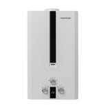 Calentador de Agua Challenger Blanco y Negro 35x61cm 12 Litros de Tiro Natural para Gas Natural - CALENTADORES DE AGUA | Bylmo