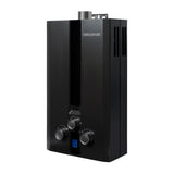 Calentador de Agua Challenger Negro 27.2x47.2cm 6 Litros de Tiro Forzado para Gas Natural - CALENTADORES DE AGUA | Bylmo