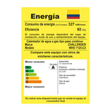 Calentador de Agua Challenger Negro 35x60.6cm 12 Litros de Tiro Forzado para Gas Natural - CALENTADORES DE AGUA | Bylmo