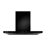 Campana Península Challenger Aura Negro 90x111cm de Tres Velocidades con Pantalla Digital - CAMPANAS Y EXTRACTORES | Bylmo
