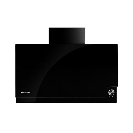 Campana Península Challenger Aura Negro 75x79.5cm de Tres Velocidades - CAMPANAS Y EXTRACTORES | Bylmo