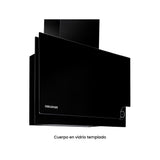Campana Península Challenger Aura Negro 75x79.5cm de Tres Velocidades - CAMPANAS Y EXTRACTORES | Bylmo