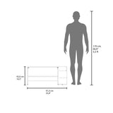 Mesa de Centro Adel Capri y Wengue 91x42cm Rectangular con Compartimiento - MESAS DE CENTRO | Bylmo