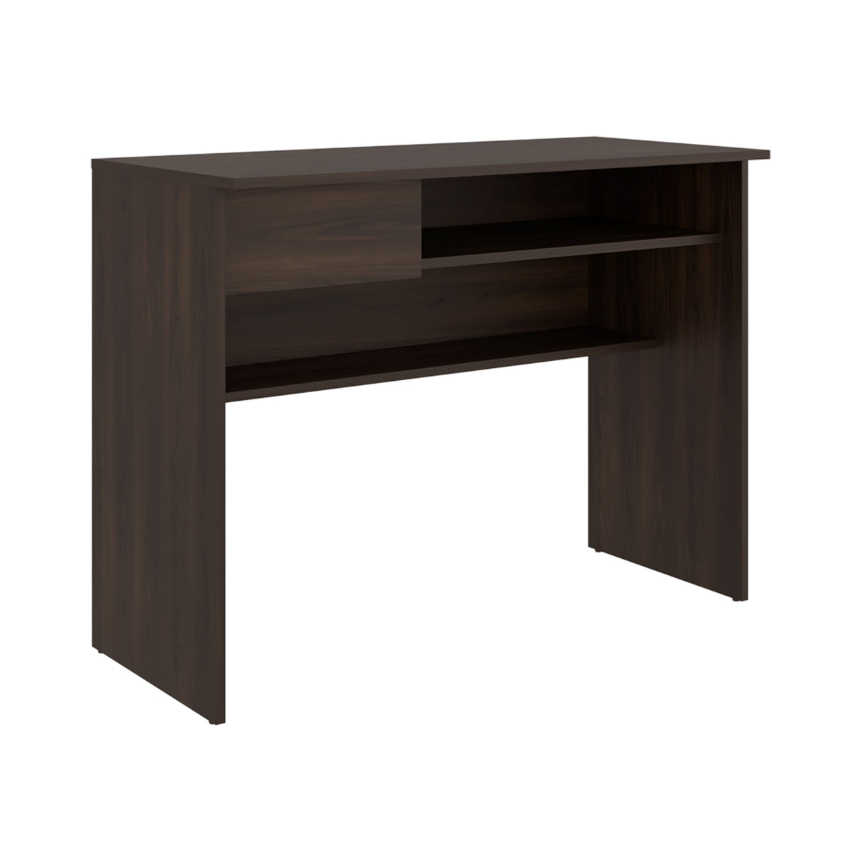 Escritorio Hungria Nogal 100x75.7cm con Un Cajón - ESCRITORIOS | Bylmo