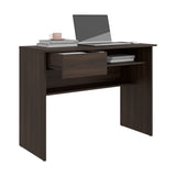 Escritorio Hungria Nogal 100x75.7cm con Un Cajón - ESCRITORIOS | Bylmo