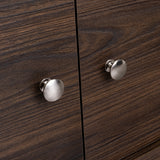 Centro de Entretenimiento Blaine Nogal 180x180.6cm para TV Hasta 65" Pulgadas con Siete Compartimientos - MUEBLES DE TV | Bylmo