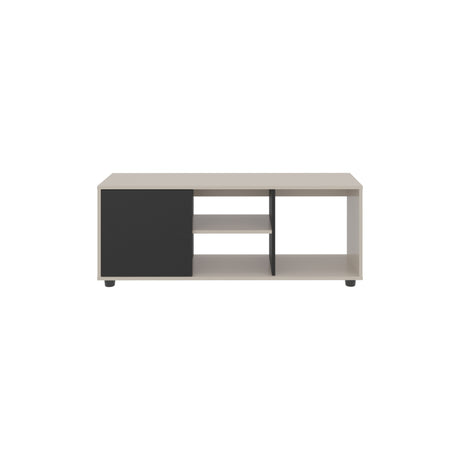 Rack de TV Adel Capri y Wengue 120.3x46.7cm para TV Hasta 50" Pulgadas con Tres Compartimientos - MUEBLES DE TV | Bylmo