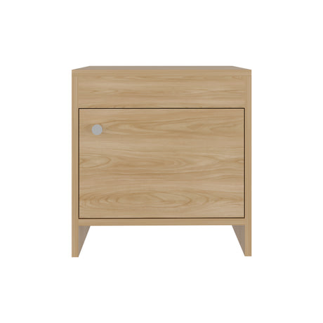 Mesa de Noche Colore Fresno Europeo 40x41.6cm con Una Puerta - MESAS DE NOCHE | Bylmo