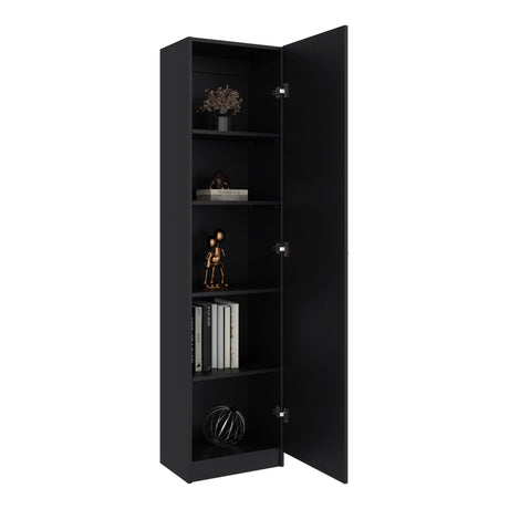 Estantería Rectangular Home Wengue 45x180.6cm con Cuatro Entrepaños - BIBLIOTECAS Y ESTANTERIAS | Bylmo