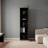 Estantería Rectangular Home Wengue 45x180.6cm con Cuatro Entrepaños - BIBLIOTECAS Y ESTANTERIAS | Bylmo