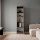 Estantería Rectangular Home Milan y Blanco 45x180.6cm con Cuatro Entrepaños - BIBLIOTECAS Y ESTANTERIAS | Bylmo