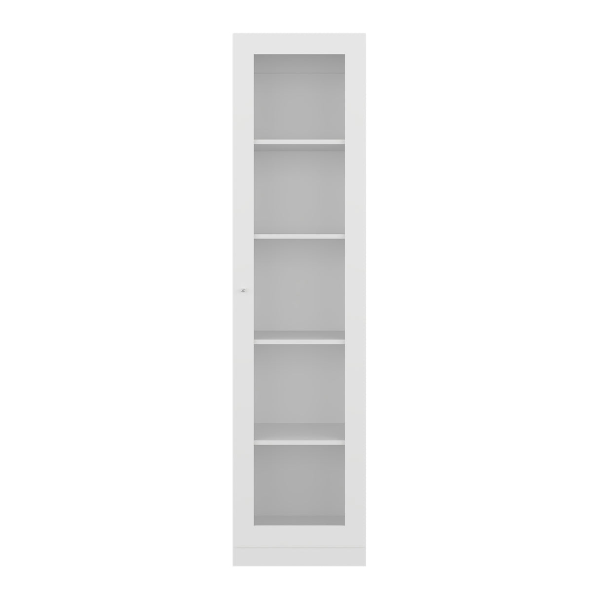 Vitrina Rectangular Home Blanco Marquez 45x180.6cm con Cuatro Entrepaños - BIBLIOTECAS Y ESTANTERIAS | Bylmo