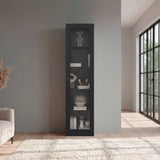 Vitrina Rectangular Home Wengue 45x180.6cm con Cuatro Entrepaños - BIBLIOTECAS Y ESTANTERIAS | Bylmo