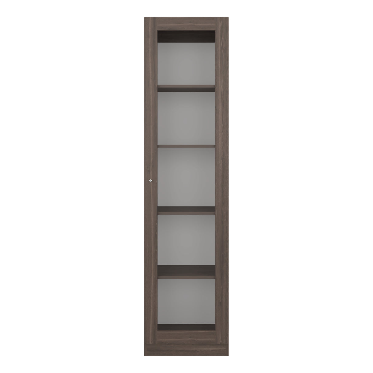 Vitrina Rectangular Home Milan y Blanco 45x180.6cm con Cuatro Entrepaños - BIBLIOTECAS Y ESTANTERIAS | Bylmo