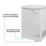 Congelador Challenger Blanco 47.6x84.6cm de 97 Litros Frost con Un Compartimiento - CONGELADORES | Bylmo