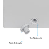 Congelador Challenger Blanco 47.6x84.6cm de 97 Litros Frost con Un Compartimiento