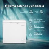 Congelador Challenger Blanco 88x84.5cm de 198 Litros Frost con Un Compartimiento - CONGELADORES | Bylmo