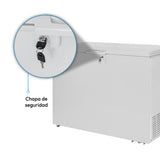 Congelador Challenger Blanco 117x89.5cm de 337 Litros Frost con Un Compartimiento - CONGELADORES | Bylmo
