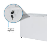 Congelador Challenger Blanco 156x89.5cm de 490 Litros Frost con Un Compartimiento - CONGELADORES | Bylmo