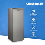 Congelador Challenger Gris 54.9x144cm de 161 Litros Frost con Seis Compartimientos - CONGELADORES | Bylmo