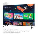 Televisor Kalley Google TV Negro 122.6x77.6cm de 55" Pulgadas Smart LED 4K 2160P con Wifi y Bluetooth Integrado - TELEVISORES | Bylmo