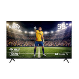 Televisor Kalley Google TV Negro 122.6x77.6cm de 55" Pulgadas Smart LED 4K 2160P con Wifi y Bluetooth Integrado - TELEVISORES | Bylmo