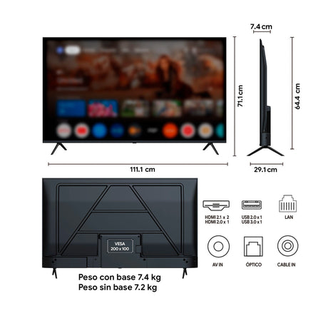 Televisor Kalley Google TV 50" 4K