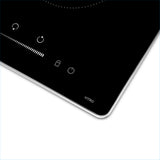 Estufa de Empotrar Challenger Vitrocerámica Negro 30x50cm 220 Voltios con Dos Quemadores y con Pantalla Digital - ESTUFAS DE EMPORTRAR Y CUBIERTAS | Bylmo