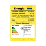 Estufa de Empotrar Challenger Verona Plateado y Negro 75x51cm 110 Voltios para Gas Natural con Cinco Quemadores - ESTUFAS DE EMPORTRAR Y CUBIERTAS | Bylmo