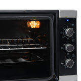Horno de Empotrar Challenger Negro y Gris 59.5x36cm Electrico 110 Voltios - HORNOS DE EMPORTRAR | Bylmo
