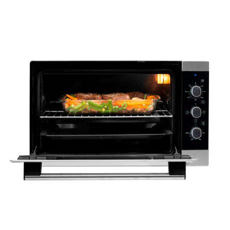 Horno de Empotrar Challenger Negro y Gris 59.5x36cm Electrico 220 Voltios - HORNOS DE EMPORTRAR | Bylmo
