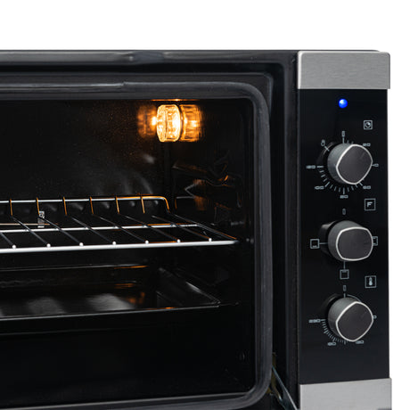 Horno de Empotrar Challenger Negro y Gris 59.5x36cm Electrico 220 Voltios - HORNOS DE EMPORTRAR | Bylmo