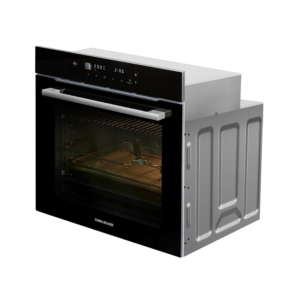 Horno de Empotrar Challenger Aura Negro 59.8x59.8cm Electrico 220 Voltios con Pantalla Digital - HORNOS DE EMPORTRAR | Bylmo