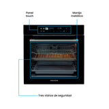 Horno de Empotrar Challenger Aura Negro 59.8x59.8cm Electrico 220 Voltios con Pantalla Digital - HORNOS DE EMPORTRAR | Bylmo