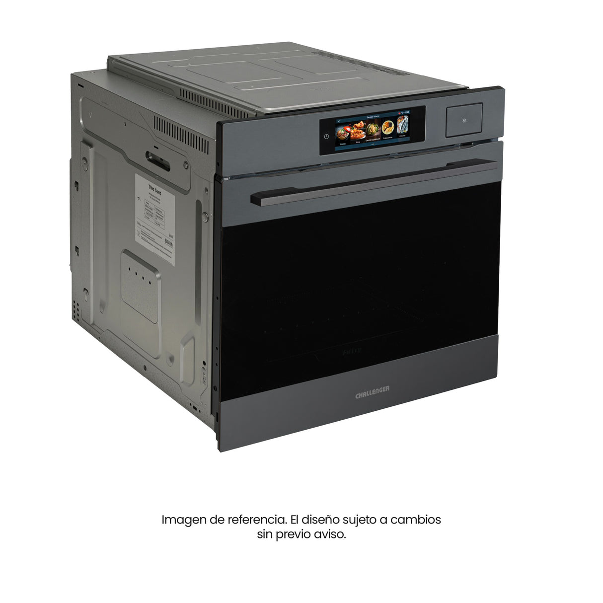 Horno de Empotrar Challenger Isola Gris Mate 59.4x59.5cm Electrico 220 Voltios con Pantalla Digital - HORNOS DE EMPORTRAR | Bylmo