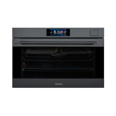Horno de Empotrar Challenger Isola Gris Mate 89.4x59.5cm Electrico 220 Voltios con Pantalla Digital - HORNOS DE EMPORTRAR | Bylmo