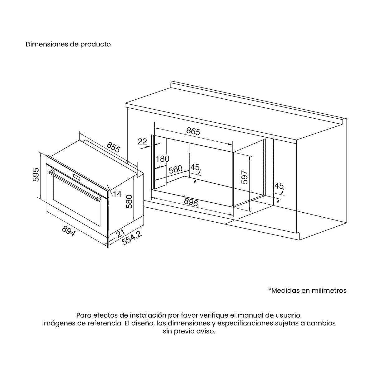 Horno de Empotrar Challenger Isola Gris Mate 89.4x59.5cm Electrico 220 Voltios con Pantalla Digital - HORNOS DE EMPORTRAR | Bylmo