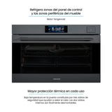 Horno de Empotrar Challenger Isola Gris Mate 89.4x59.5cm Electrico 220 Voltios con Pantalla Digital - HORNOS DE EMPORTRAR | Bylmo