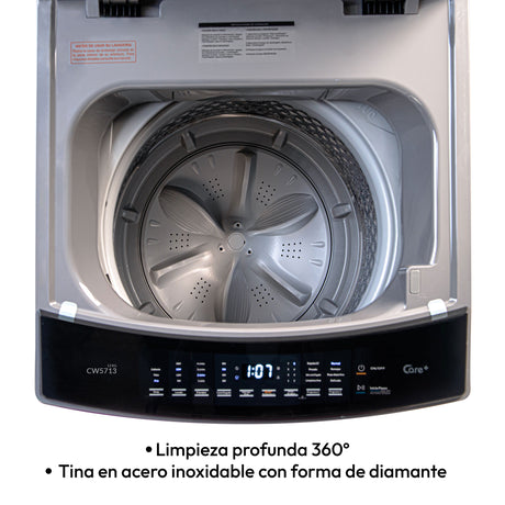 Lavadora Challenger Gris 55x94cm 13 Kilogramos - LAVADORAS Y SECADORAS | Bylmo