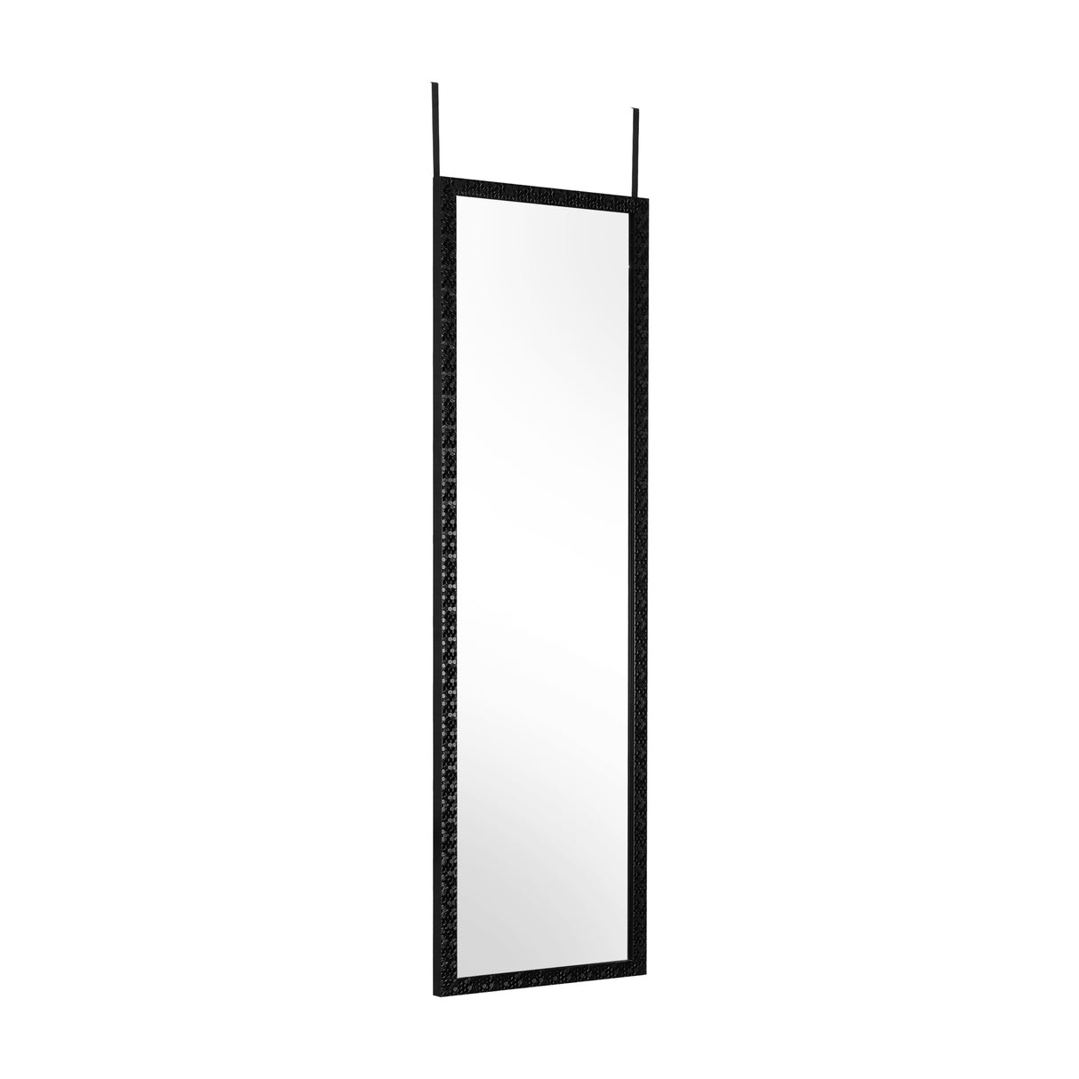 Espejo de Pared Gael Negro 34x124cm Rectangular con Marco en Poliestireno - ESPEJOS DE PARED | Bylmo