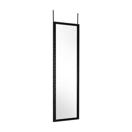 Espejo de Pared Gael Negro 34x124cm Rectangular con Marco en Poliestireno - ESPEJOS DE PARED | Bylmo