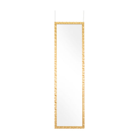 Espejo de Pared Gael Dorado 34x124cm Rectangular con Marco en Poliestireno - ESPEJOS DE PARED | Bylmo