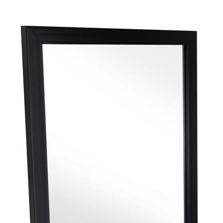Espejo de Pared Liam Negro 34x124cm Rectangular con Marco en Poliestireno - ESPEJOS DE PARED | Bylmo