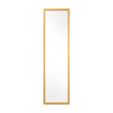 Espejo de Pared Liam Dorado 34x124cm Rectangular con Marco en Poliestireno - ESPEJOS DE PARED | Bylmo