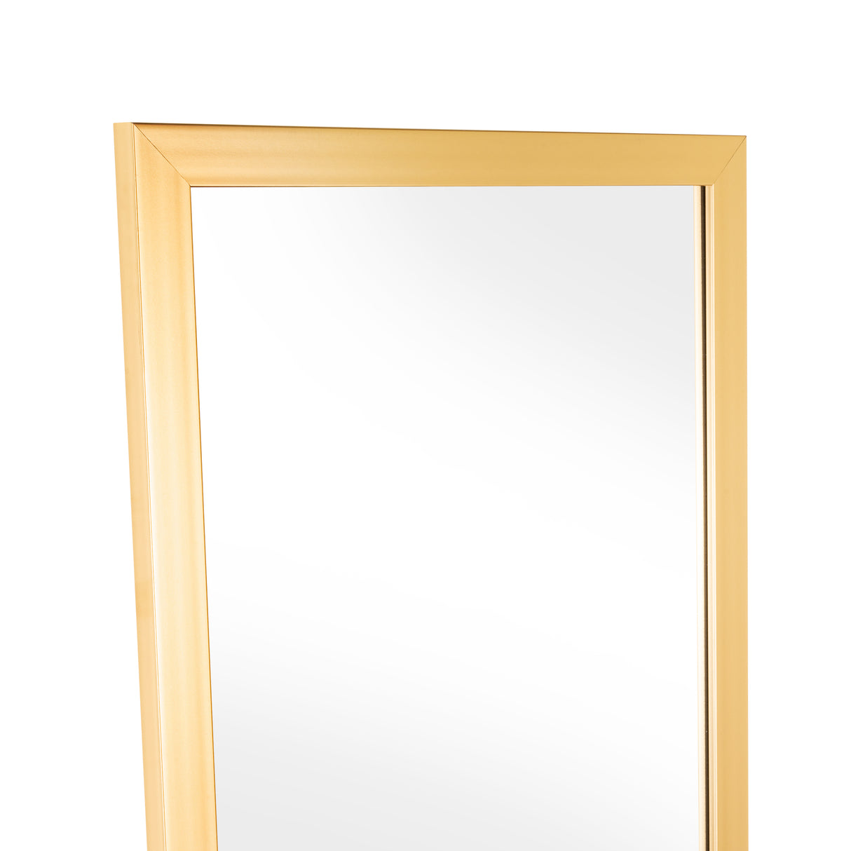 Espejo de Pared Liam Dorado 34x124cm Rectangular con Marco en Poliestireno - ESPEJOS DE PARED | Bylmo
