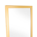 Espejo de Pared Liam Dorado 34x124cm Rectangular con Marco en Poliestireno - ESPEJOS DE PARED | Bylmo