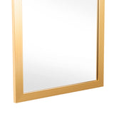 Espejo de Pared Liam Dorado 34x124cm Rectangular con Marco en Poliestireno - ESPEJOS DE PARED | Bylmo