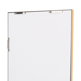 Espejo de Pared Liam Dorado 34x124cm Rectangular con Marco en Poliestireno - ESPEJOS DE PARED | Bylmo