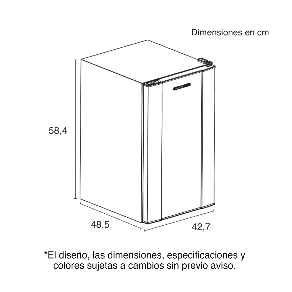 Mini Bar Challenger Gris 42.7x58.4cm Frost de 45 Litros - MINIBAR | Bylmo