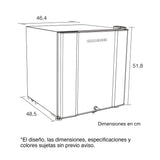 Mini Bar Challenger Gris 46.4x51.8cm Frost de 47 Litros y con Congelador - MINIBAR | Bylmo